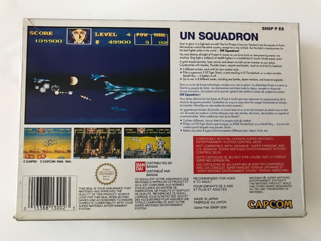 U.N. Squadron - Nintendo Super Nintendo Entertainment System (SNES) video game collectible - Main Image 2