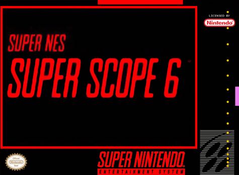 Super Scope 6 - Nintendo Super Nintendo Entertainment System (SNES) video game collectible - Main Image 1