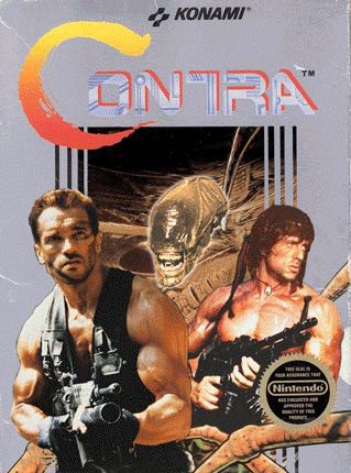 contra - Nintendo Entertainment System (NES) video game collectible - Main Image 2