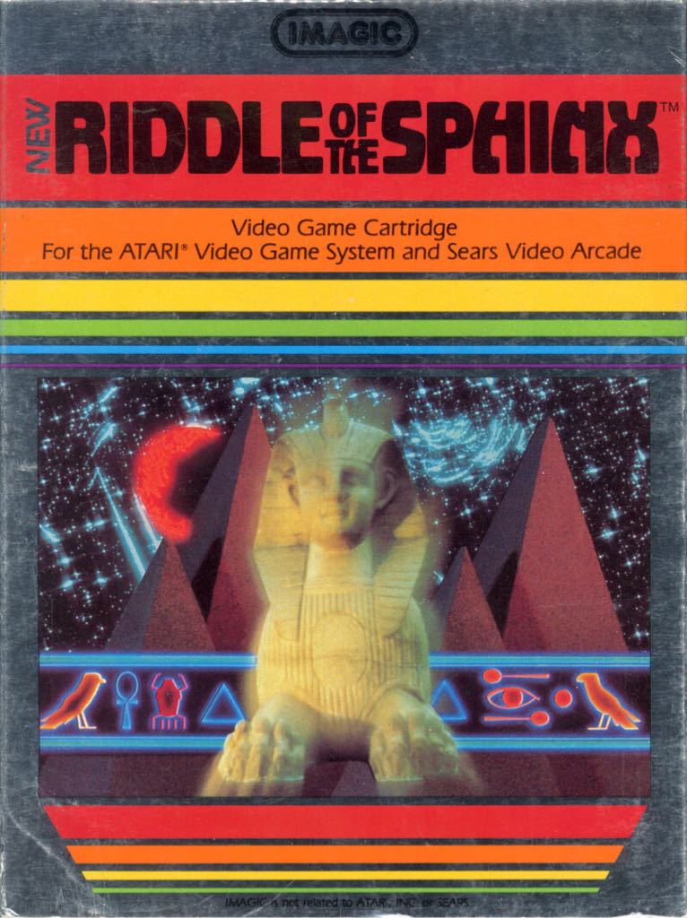 Riddle Of The Sphinx - Atari 2600 video game collectible - Main Image 1