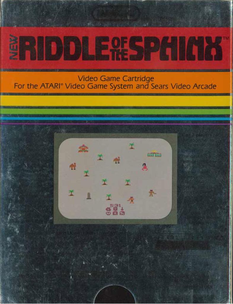 Riddle Of The Sphinx - Atari 2600 video game collectible - Main Image 2