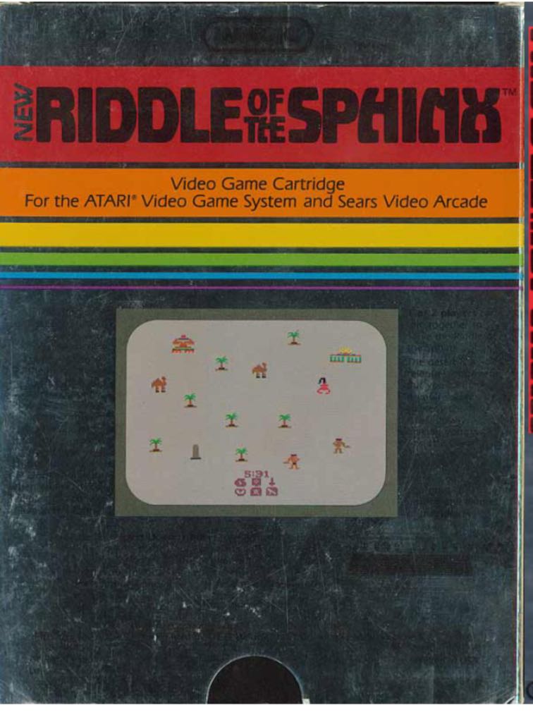 Riddle of the Sphinx - Atari 2600 video game collectible - Main Image 2