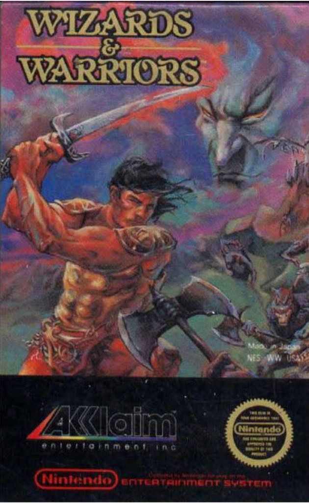 Wizards and Warriors - Nintendo Entertainment System (NES) video game collectible - Main Image 1