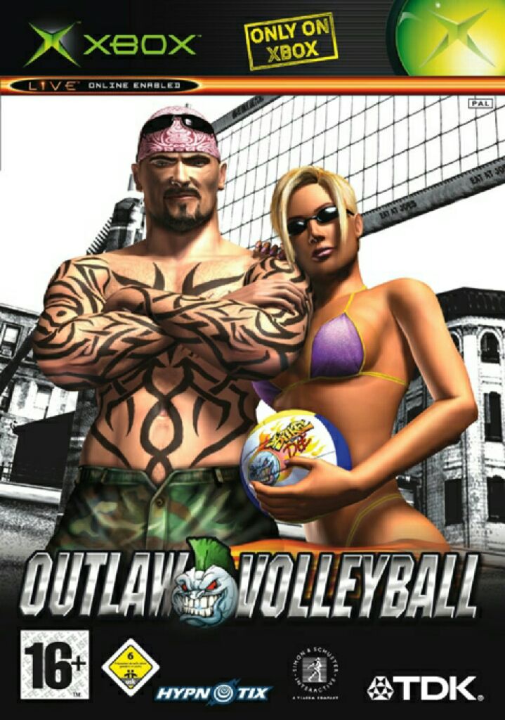 Outlaw Volleyball - Microsoft Xbox (Simon - 4) video game collectible [Barcode 076714525696] - Main Image 2