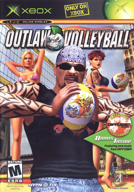 Outlaw Volleyball - Microsoft Xbox (Simon - 4) video game collectible [Barcode 076714525696] - Main Image 3