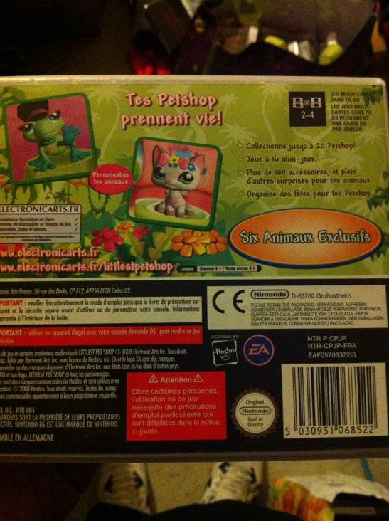 Littlest Pet Shop Jungle - Nintendo DS video game collectible [Barcode 5030931068522] - Main Image 2