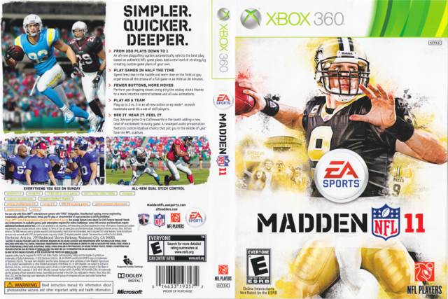 Madden Nfl 11 - Microsoft Xbox 360 video game collectible - Main Image 2