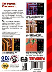 Gauntlet IV - Sega Genesis (Mega Drive) (Tengen - 4) video game collectible [Barcode 031763067504] - Main Image 2