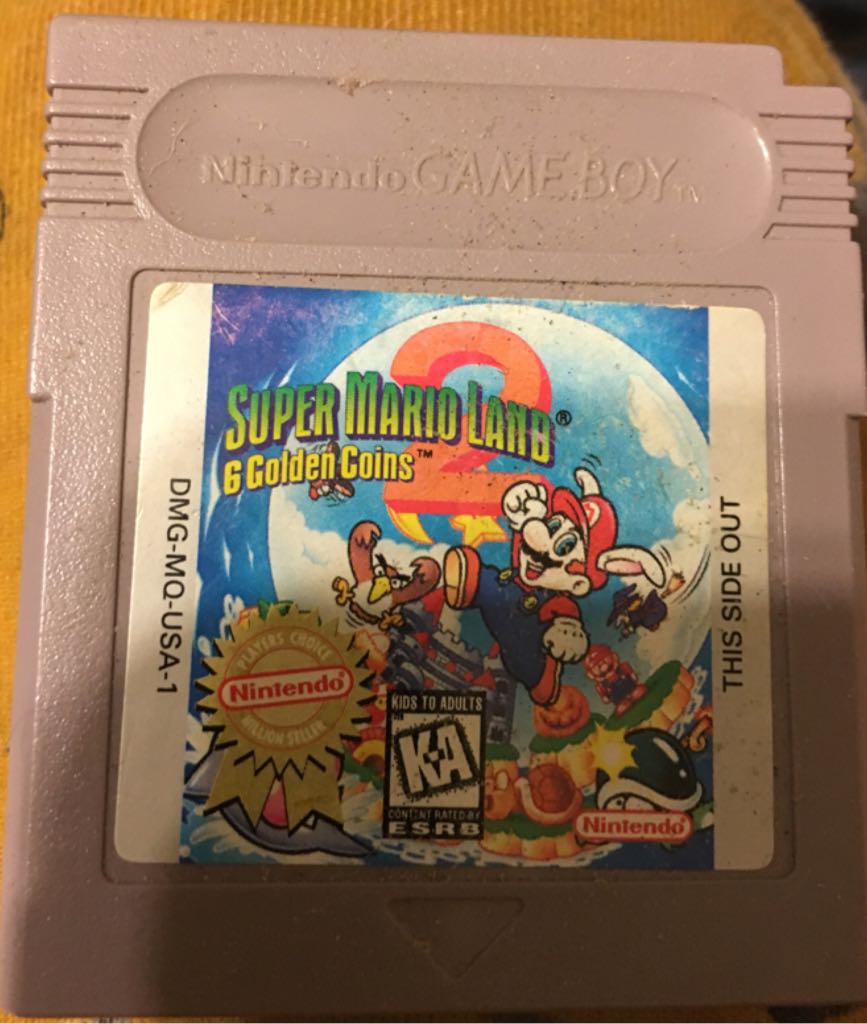 Super Mario Land 2 - Nintendo Game Boy video game collectible - Main Image 1