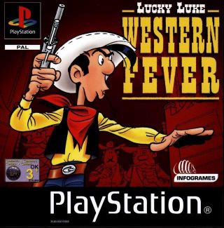 ($2001) Lucky Luke: Western Fever - Sony PlayStation video game collectible [Barcode 3546430019368] - Main Image 1