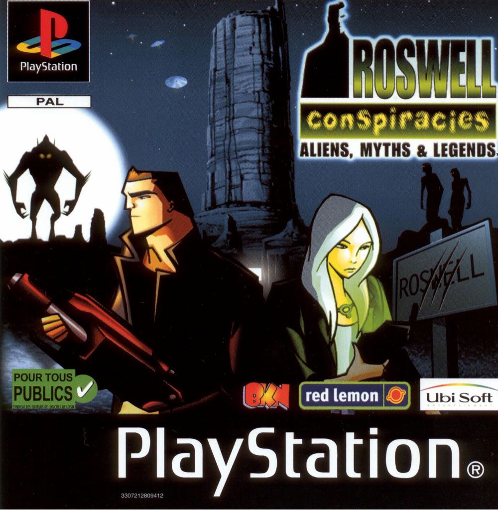 Roswell Conspiracies - Sony PlayStation video game collectible [Barcode 3307212809184] - Main Image 1