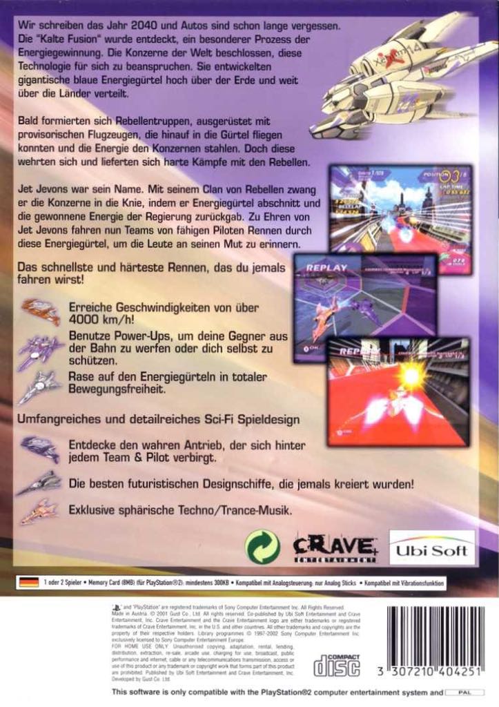 Jet Ion GP - Sony PlayStation 2 (PS2) (Ubisoft - 2) video game collectible [Barcode 3307210404183] - Main Image 2