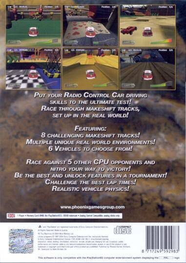 (eu) Rc Toy Machines - Sony PlayStation 2 (PS2) video game collectible [Barcode 8717249596196] - Main Image 2