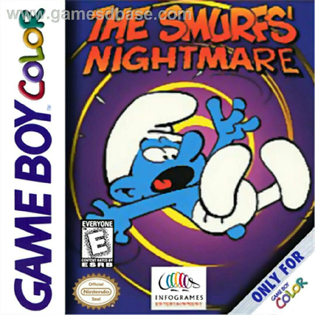 Smurfs Nightmare - Nintendo Game Boy Color video game collectible - Main Image 1