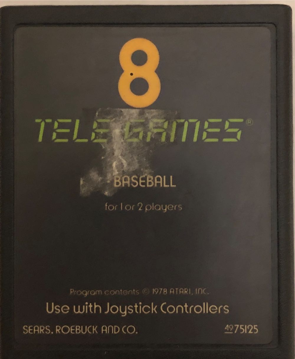 Baseball - Atari 2600 (Sears Tele-Games) video game collectible - Main Image 2