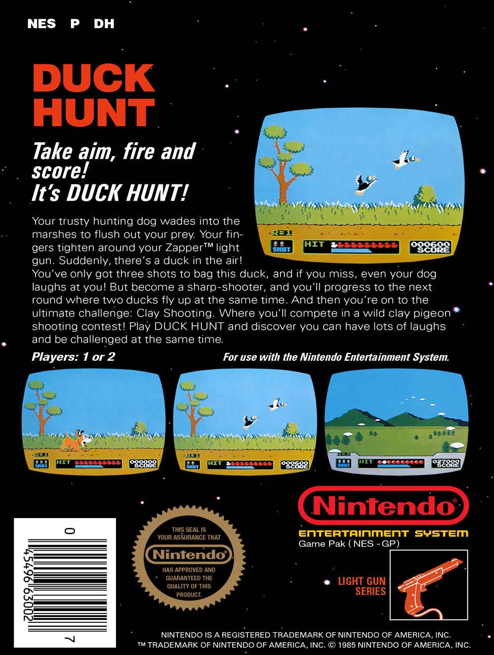 _Duck Hunt - Nintendo Entertainment System (NES) video game collectible - Main Image 2