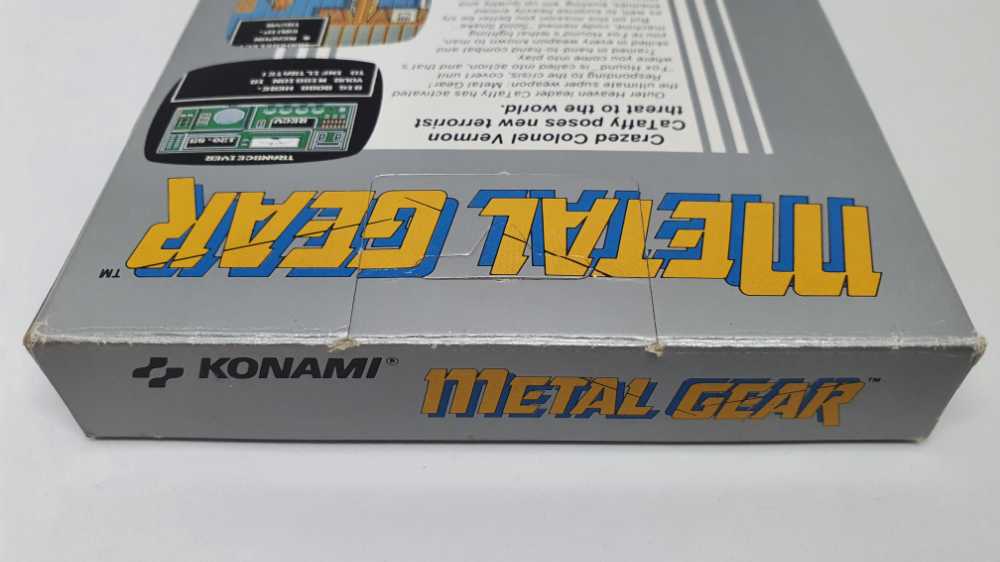 Metal Gear - Nintendo Entertainment System (NES) (Ultra Games - 1) video game collectible [Barcode 083717120018] - Main Image 4