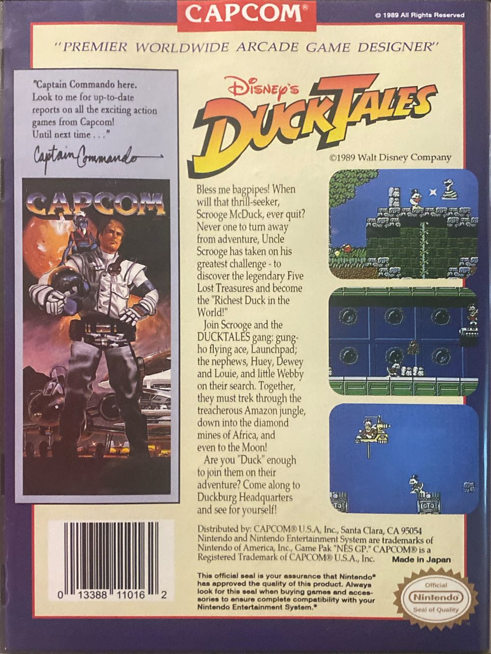 Ducktales - Nintendo Entertainment System (NES) video game collectible - Main Image 2
