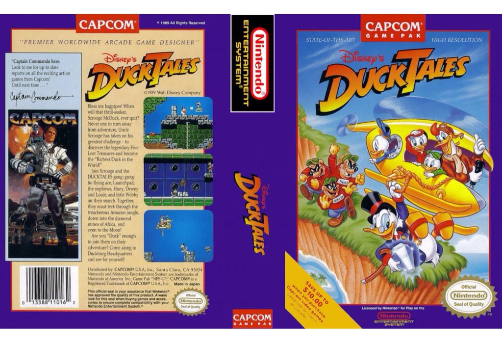 Ducktales - Nintendo Entertainment System (NES) video game collectible - Main Image 2