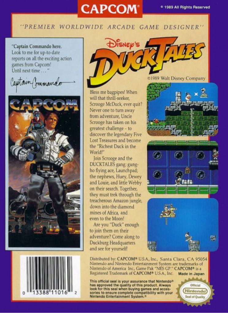 Ducktales - Nintendo Entertainment System (NES) video game collectible - Main Image 2