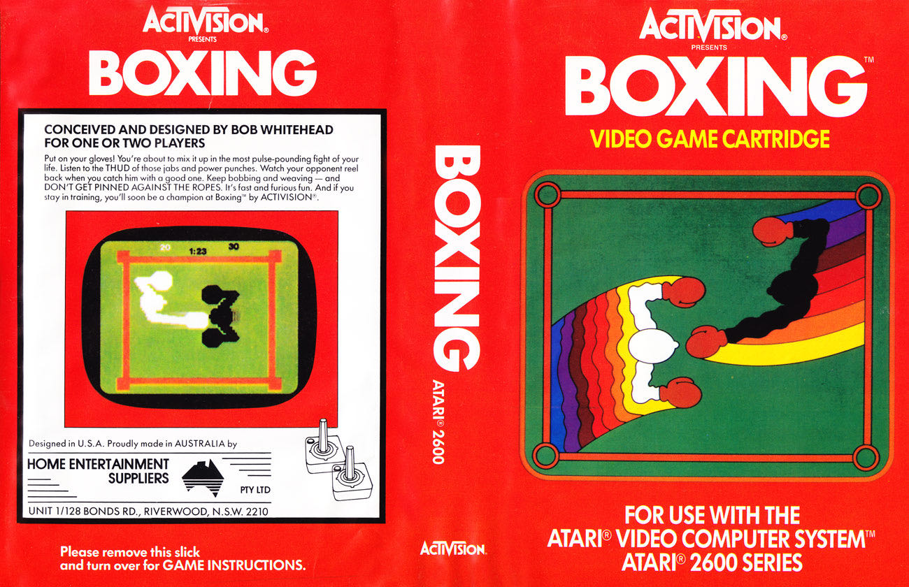 Boxing - Atari 2600 (Activision - 1-2) video game collectible - Main Image 2