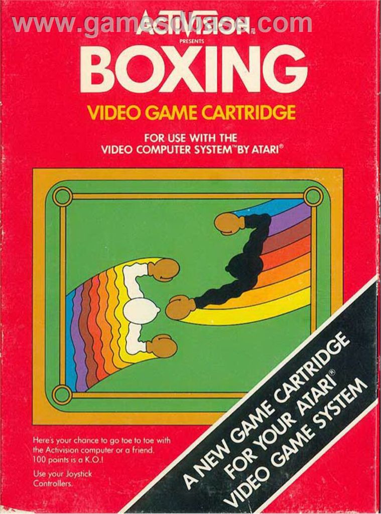 Boxing - Atari 2600 (Activision) video game collectible - Main Image 1