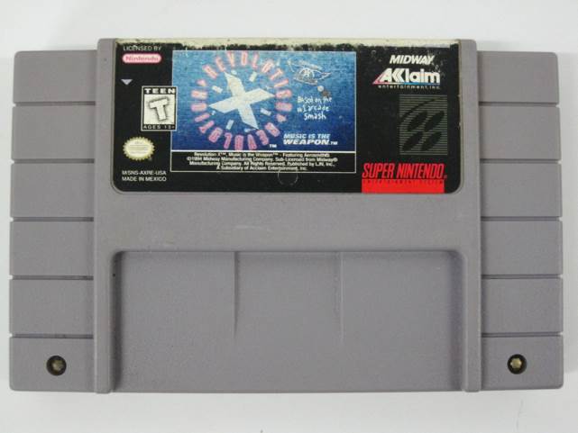 Revolution X - Nintendo Super Nintendo Entertainment System (SNES) (Acclaim Entertainment - 2) video game collectible [Barcode 3455190902059] - Main Image 2