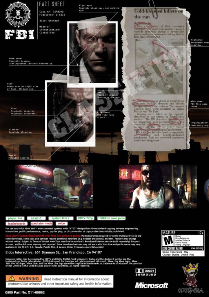 Kane And Lynch 2: Dog Days - Sony PlayStation 3 (PS3) (Io-Interactive - 2) video game collectible [Barcode 662242970093] - Main Image 2