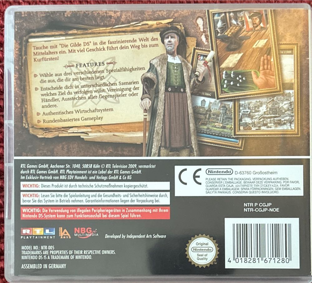 Die Gilde - Nintendo DSi video game collectible [Barcode 4018281671280] - Main Image 2