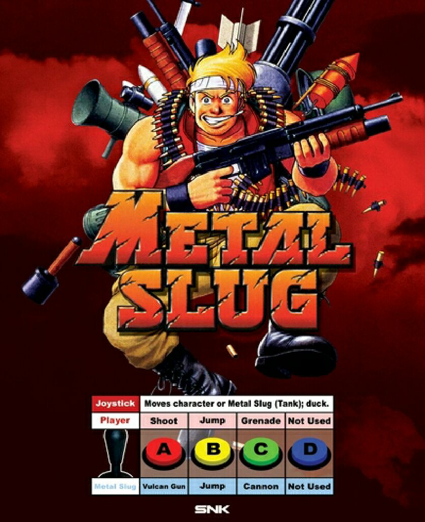 Metal Slug 1 - SNK Neo Geo MVS (SNK) video game collectible - Main Image 1