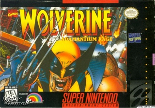 Wolverine Adamantium Rage - Nintendo Super Nintendo Entertainment System (SNES) (LJN - 1) video game collectible [Barcode 023582090146] - Main Image 1
