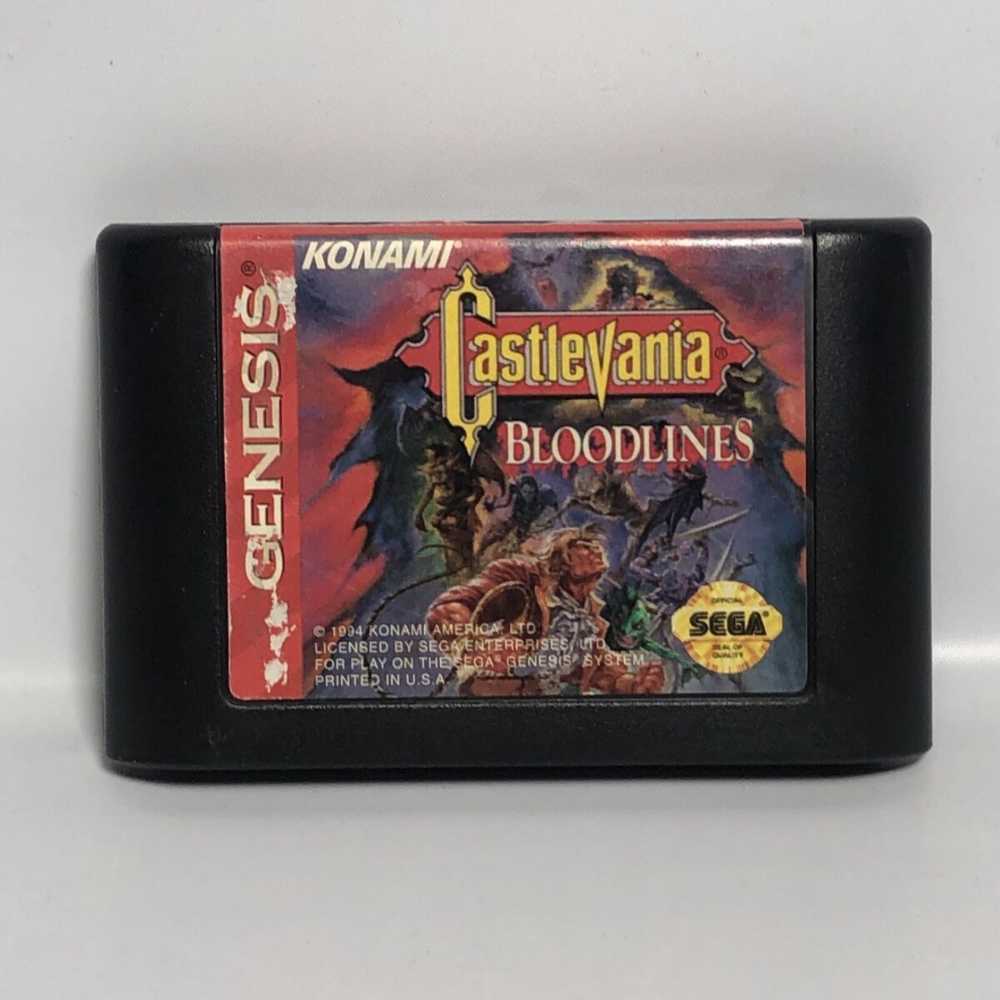 Castlevania Bloodlines - Sega Genesis (Mega Drive) (Konami - 1) video game collectible - Main Image 3