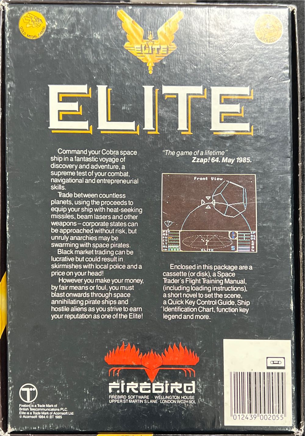 Elite - Commodore 64 (Firebird) video game collectible - Main Image 2