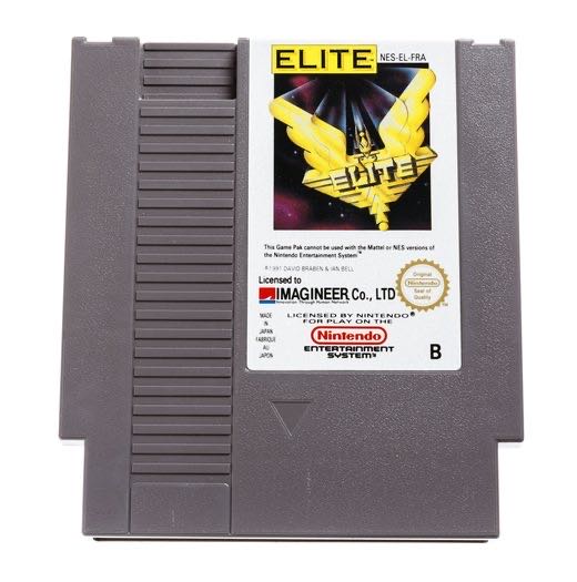 Elite - Nintendo Entertainment System (NES) (Imagineer - 1) video game collectible - Main Image 3