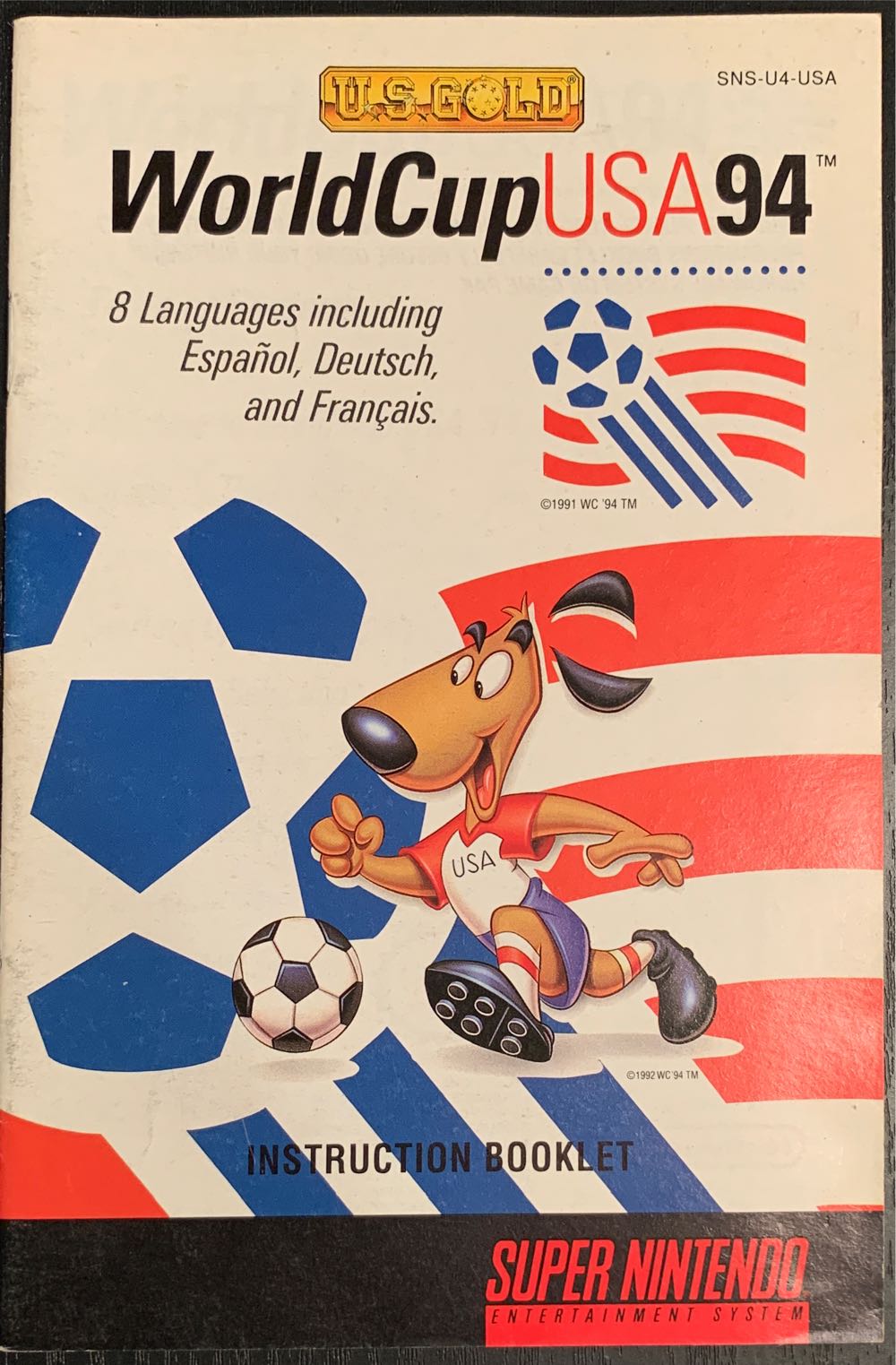 World Cup USA 94 - Nintendo Super Nintendo Entertainment System (SNES) video game collectible - Main Image 2