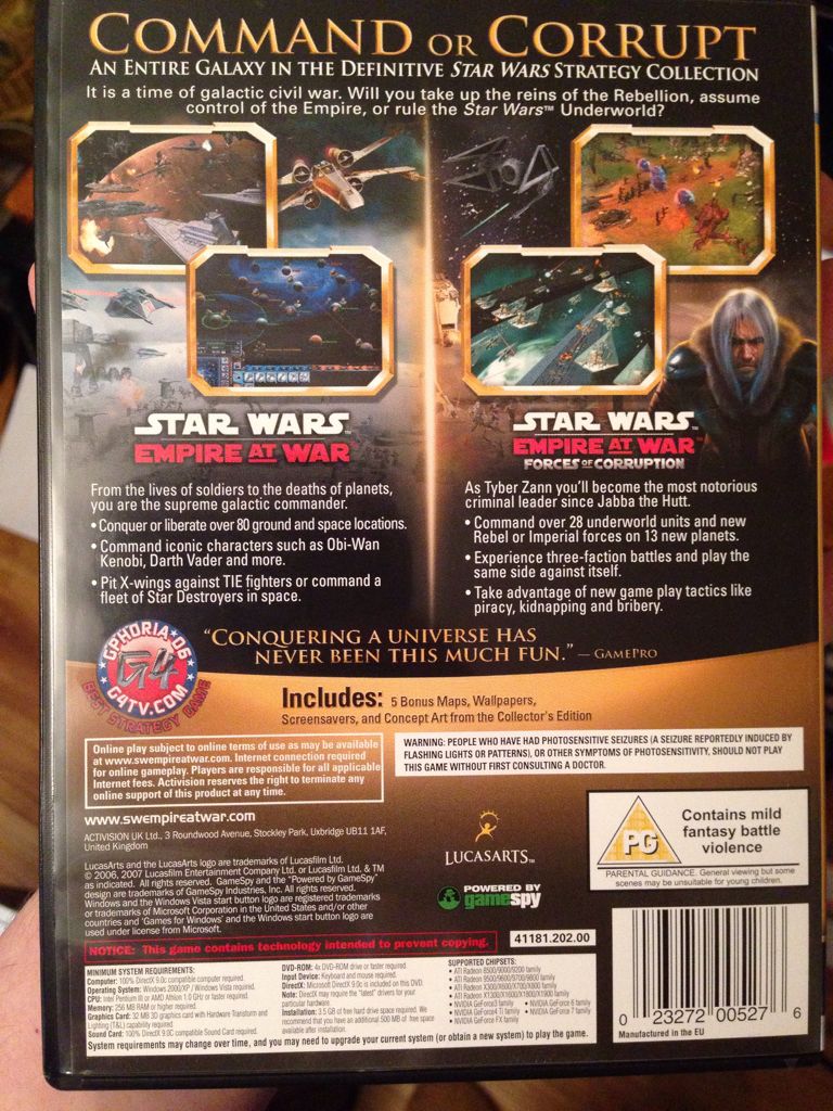 Star Wars Empire At War Gold Pack - Apple macOS video game collectible [Barcode 023272005276] - Main Image 2