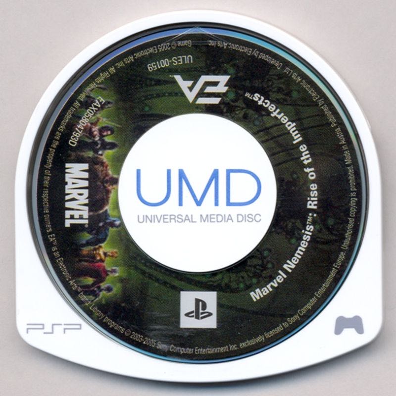 Marvel Nemesis: Rise of the Imperfects - Sony PlayStation Portable (PSP) (Electronic Arts - 1-2) video game collectible [Barcode 014633151008] - Main Image 3