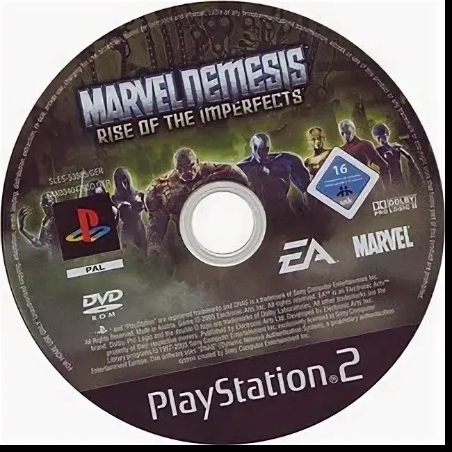 Marvel Nemesis: Rise of the Imperfects - Sony PlayStation 2 (PS2) video game collectible - Main Image 3
