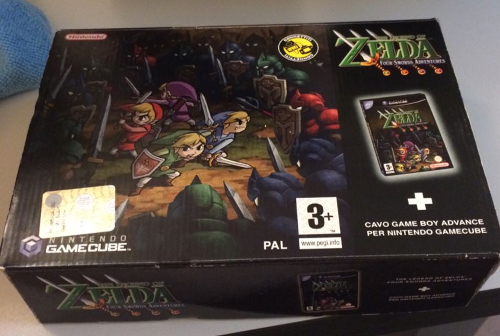 Legend of Zelda: Four Swords Adventures, The - Nintendo GameCube (Nintendo - 4) video game collectible [Barcode 045496393137] - Main Image 2