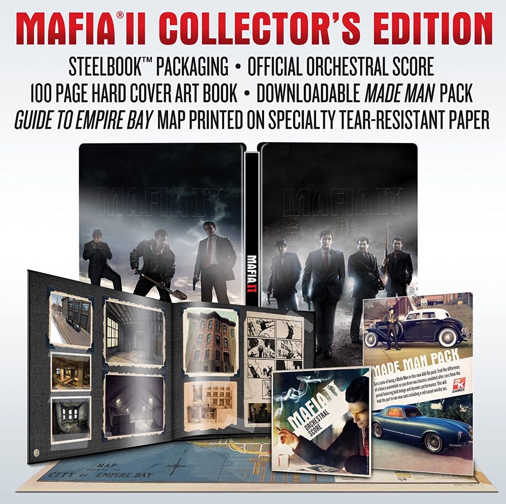 Mafia 2 - Collector’s Edition - Sony PlayStation 3 (PS3) (2K Games - 1) video game collectible [Barcode 710425378676] - Main Image 3