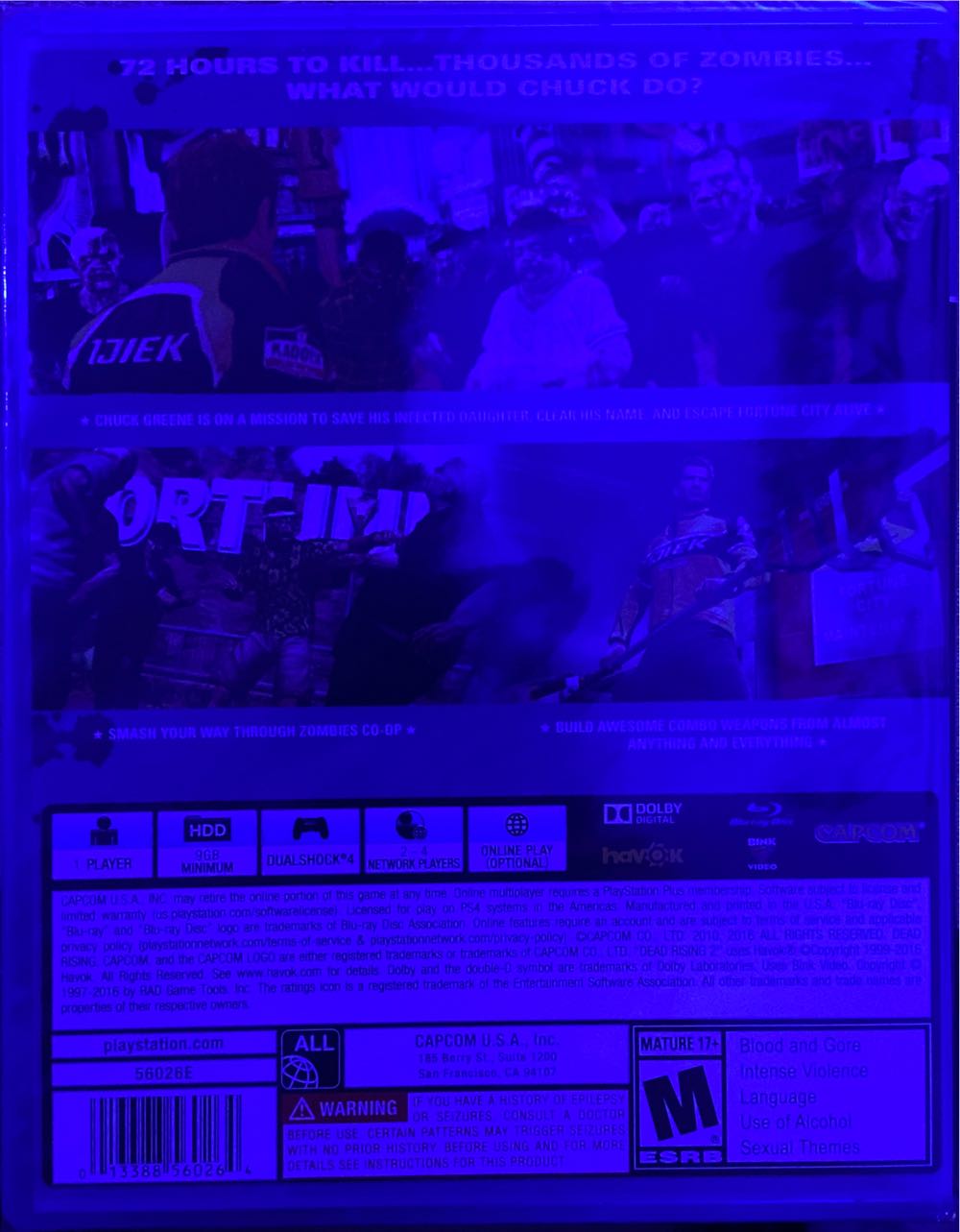Dead Rising 2 - Sony PlayStation 4 (PS4) (Capcom - 1-4) video game collectible [Barcode 013388560264] - Main Image 3