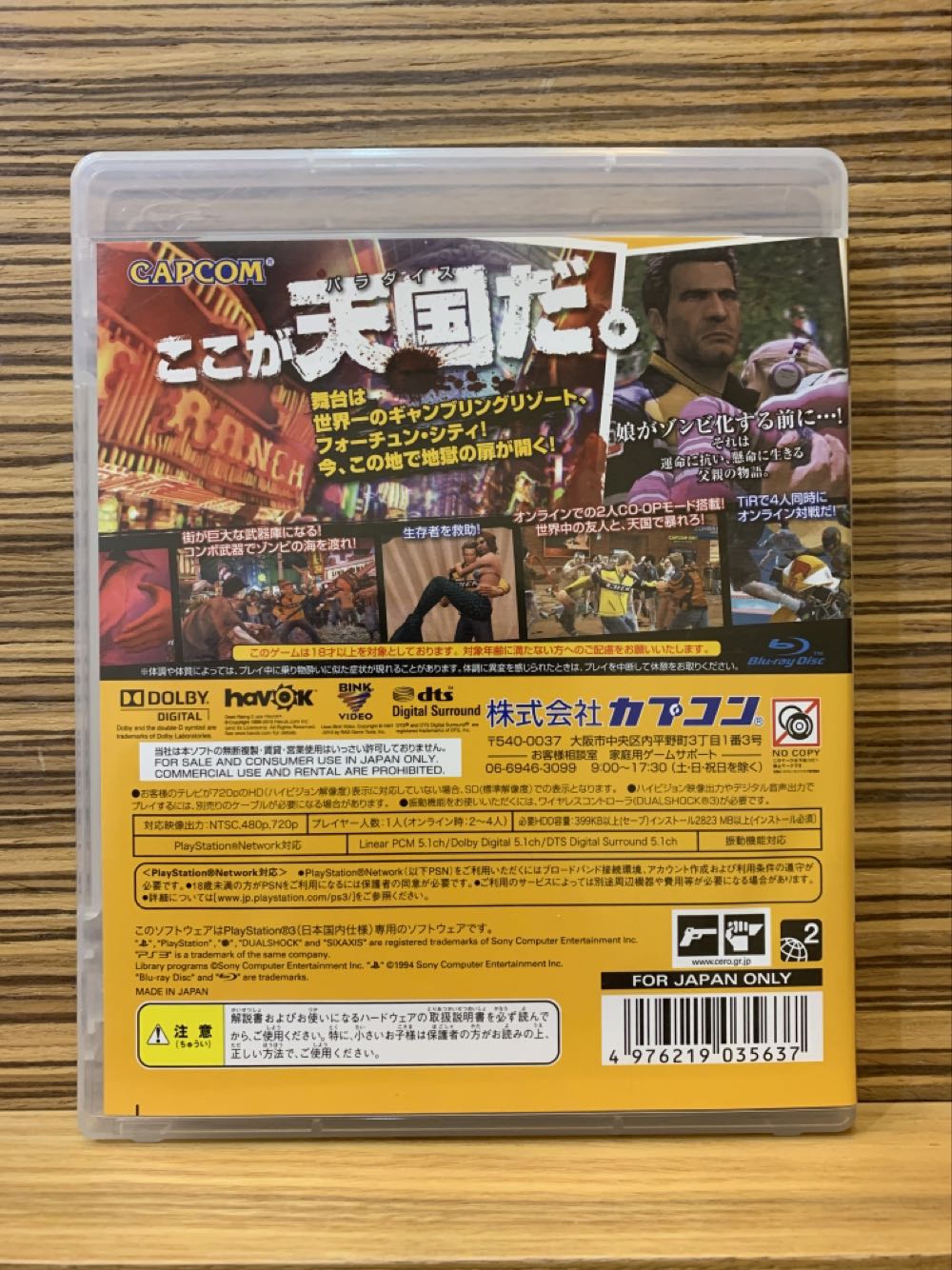 Dead Rising 2 - Sony PlayStation 3 (PS3) video game collectible [Barcode 4976219035637] - Main Image 2