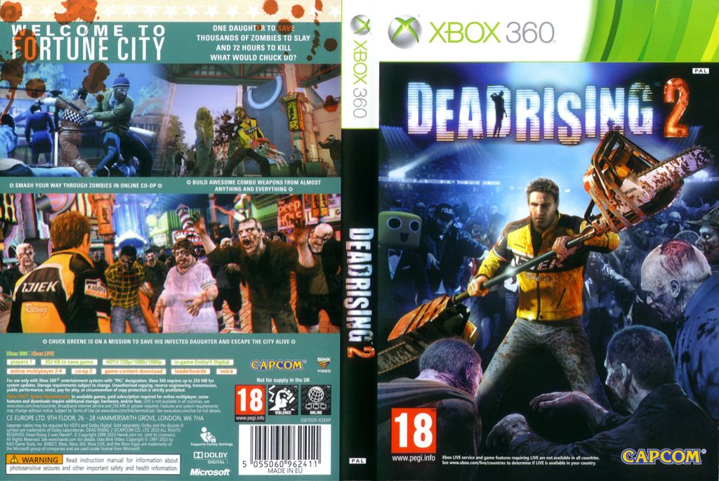 Dead Rising 2 - Microsoft Xbox 360 (1-4) video game collectible - Main Image 2