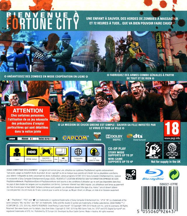 Dead Rising 2 - Sony PlayStation 3 (PS3) (Capcom) video game collectible - Main Image 2