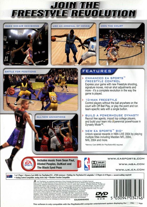 Nba Live 2004 - Sony PlayStation 2 (PS2) (Electronic Arts - 2) video game collectible [Barcode 5030941034746] - Main Image 2
