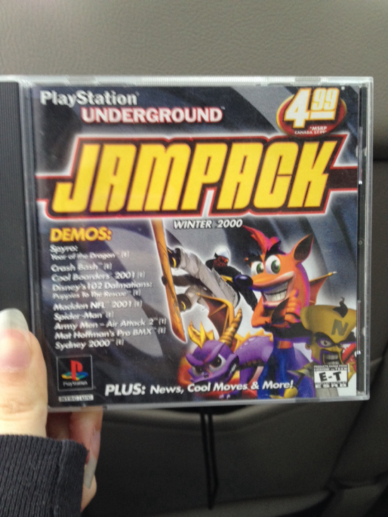 Playstation Underground Jampack Winter 2000 - Sony PlayStation video game collectible - Main Image 1