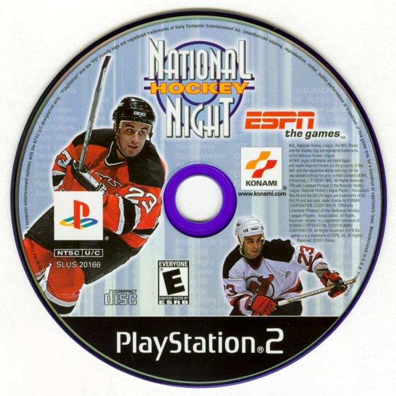 ESPN National Hockey Night (2001) - Sony PlayStation 2 (PS2) (Konami - 1-2) video game collectible [Barcode 083717200079] - Main Image 3
