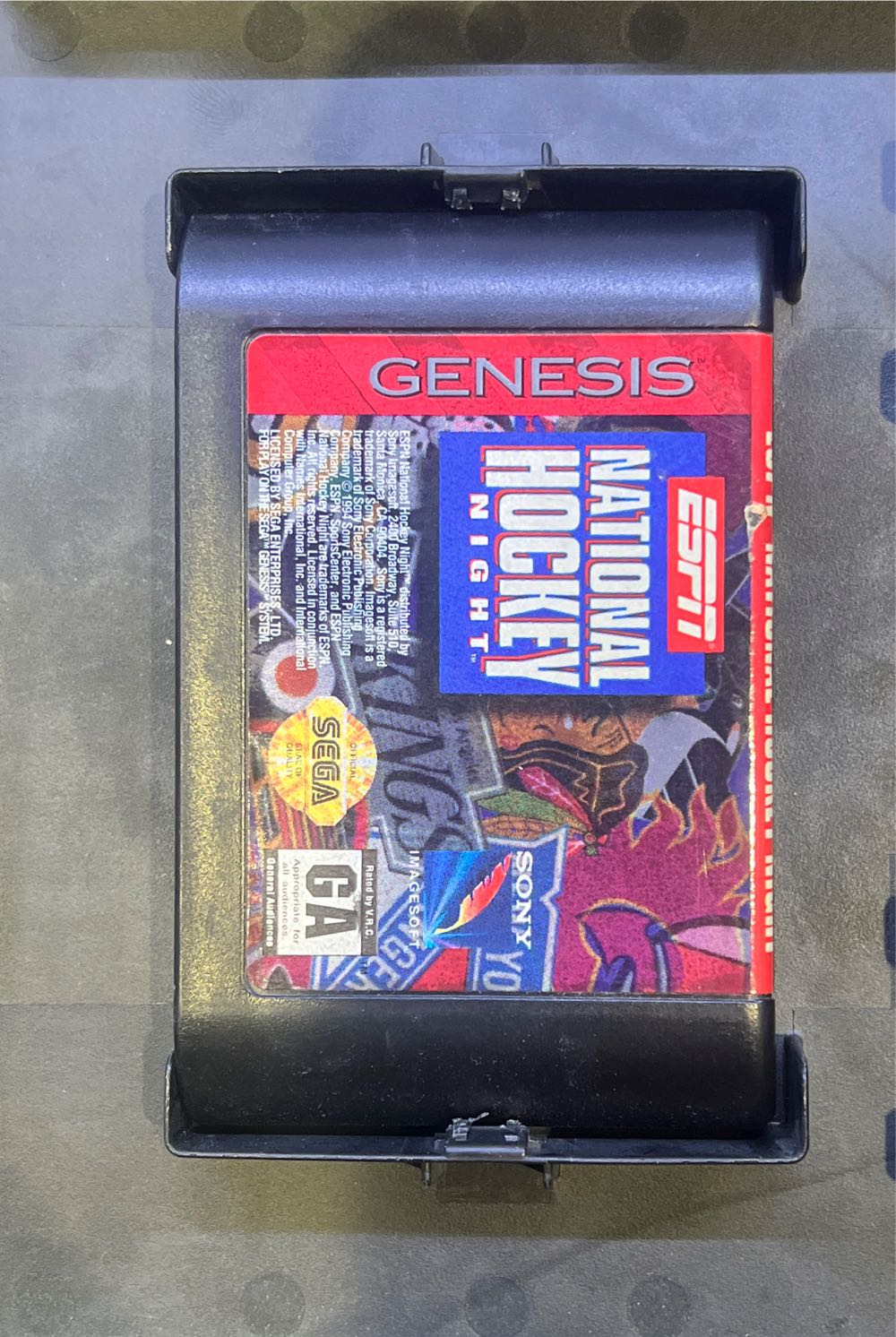 ESPN National Hockey Night - Sega Genesis (Mega Drive) (Sony Imagesoft - 1-2) video game collectible [Barcode 735009215604] - Main Image 4