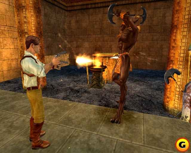 The Mummy Returns - Sony PlayStation 2 (PS2) (Universal Interactive - 1) video game collectible [Barcode 01252163] - Main Image 3