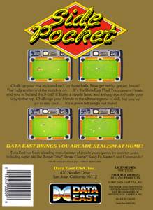 side pocket - Sega Genesis (Mega Drive) video game collectible - Main Image 2